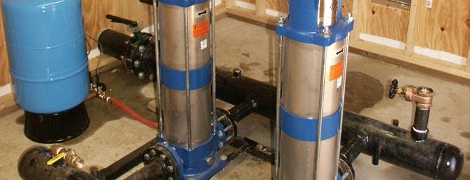 Norway County Club - complete pump station Irrigation pump station