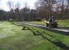 Golf green trenching